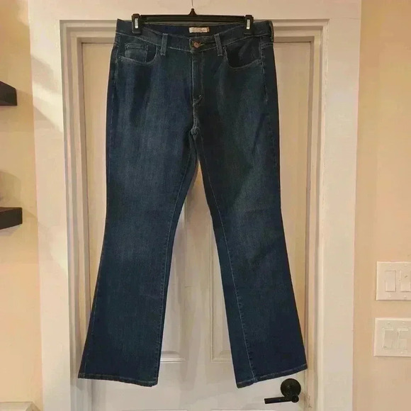 Levi Strauss & Co 515 Womens Stretch Bootcut Jeans Blue Size 12 Medium - Picture 2 of 11